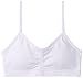 MaidenformGirlsSeamless Ruched Crop BraWhiteSmall