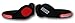 PREMIUM Safety Shoe Lights by M2 Sports - Use as a Bike Light, Running Light, Jogging Light, Walking Light, Shoe Light, Cycling Light, Night Safety Light (1 Pair Multiple Colors)