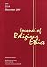 Search : Journal of Religious Ethics, December 2007 (JRE, Volume 35, Number 4)