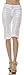 Helium London Womens Stretch Poplin Cargo Capri With Drawstring Waist