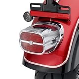 Chrome Housing Smoked Lens- LED Tail Lamp with Bar & Shield Logo