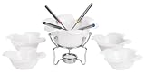 Review Trudeau 082866 / Trudeau Blossom Chocolate Fondue 11 Piece Set