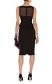 Pencil Dress with Mesh