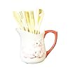 PIG 3-D Ceramic Pitcher & Utensils Set NEW