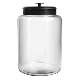 Anchor Hocking 2-1 2-Gallon Montana Jar with Black Metal Lid by Anchor Hocking