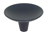 Atlas Homewares 226-BL 2-Inch The Moderns Collection Dap Small Round Knob, Black