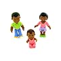 Fisher Price My First Dollhouse Figures African American, Mom, Dad, Baby