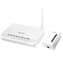 ZyXEL NBG318S 200 Mbps HomePlug AV Powerline Router w/4Port Fast Ethernet Switch and PLA401 200 Mbps Powerline Wall-plug Adapter (Starter Kit)