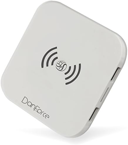 Wireless Charging Pad,DanForce [Ultra Slim] Qi Wireless Charger, Qi Wireless Charging Pad for Samsung Galaxy S7 S7 Edge, S6 S6 Edge/Edge Plus Note 5 -White