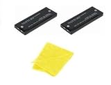 ValuePack (2 Count): Digital Replacement Battery for Specific Digital Camera and Camcorder Models / Compatible with Kyocera BP-800S, BP-900S, Konica Minolta DR-LB1, Yashica BP-1000S, Minolta DR-LB1, Sharp AD-S30BT, AD-S31BT, AD-S31BTX, AD-T50BT, Kenwood DMC-J7R, (Yashica) Finecam S3, S3L, S3x, Kyocera (Yashica) Finecam S5R, Minolta MD-MT821, Pioneer PMD-R3, PMD-R5, Sharp MD-MS301, MD-MS702, MD-MSH(S)2, MD-MT66, MD-MT821, MD-MT831, MD-MT832 - Includes Leatherette Camera / Lens Accessories Pouch