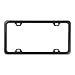 GG Grand General 60415 Black Semi-Gloss Powder Coated License Plate Frame with 4 Holes