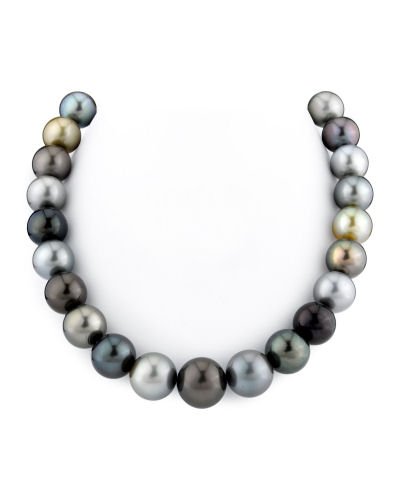 Massive 13-16mm Tahitian South Sea Multicolor Pearl Necklace