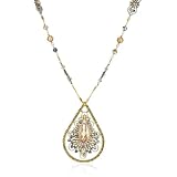Miguel Ases Swarovski And 14k Gold Filled Tear