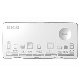 I-O DATA USB 2.0/1.1接続 33メディア対応マルチカード リーダー・ライター(ホワイト) USB2-W33RW/W