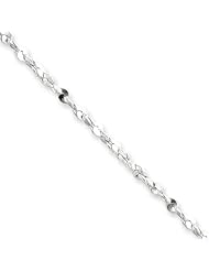 2mm, Sterling Silver, Twisted Serpentine Chain, 16 inch