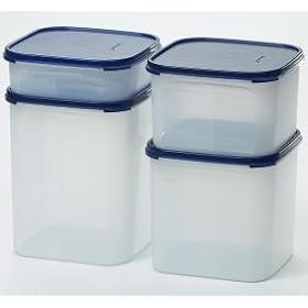 Tupperware Modular Mates Square Set Brilliant Blue by Tupperware