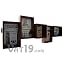 Kitchen & Housewares : Umbra Alocve Wood Frame Rail, Set of 5 Frames- Chestnut