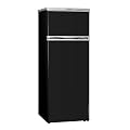 Severin KS 9763 Doppelt�r-K�hl-/Gefrierschrank, schwarz / EEK A+: 208 kWh/Jahr / K�hlen: 166 Liter / Gefrieren: 46 Liter