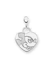 Disney Mickey Heart Lobster Clasp Charm