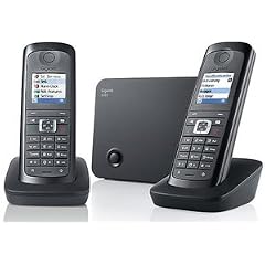 Siemens Gigaset E495 duo schwarz/graphit mit Anrufbeantworter