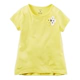 Carter's(カーターズ) フローラル インベリッシュティ イエロー トップス半袖Tシャツ 18ヶ月【並行輸入】