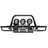 Or-Fab Front Bumper Winch Style Wrinkle Black Powder Coat 1984-2001 Jeep Cherokee XJ # 83203
