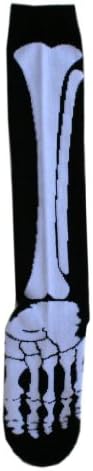 Women's Ladies High Socks OSFA - Skeleton Bone