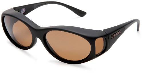 Cocoons Streamline Schwarz mit Bernstein C602A Polarisiert