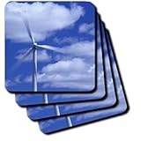 Renewable Energy of Wind Power Generator-CO07 JME0000 - John and Lisa Merrill - Set Of 8 Ceramic Tile Coasters