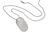 Sterling Silver Polished Dog Tag