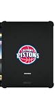 Detroit Pistons design on iPad XGear Blackout Case