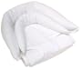 Knit Double Headrest - White