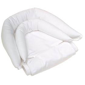 Knit Double Headrest - White
