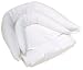 Knit Double Headrest - White