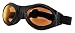 Bobster Bugeye Goggles,Black Frame/Amber Lens,one size