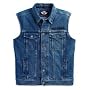 Harley-Davidson� Men's "Eagle" Denim Vest. 100% Cotton. Embroidery. 99015-07VM