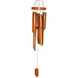 Asli Arts Orange Ring Bamboo 46 Inch Wind Chime