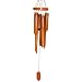 Asli Arts Orange Ring Bamboo 46 Inch Wind Chime