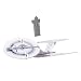 TYCO R/C STAR TREK U.S.S. ENTERPRISE NCC-1701 Quick Charge Flier