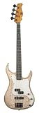 AXL Badwater Electric Bass 1 Pickup, Crackle Brown