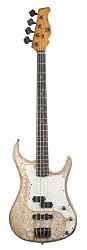 AXL Badwater Electric Bass, Crackle Brown
