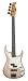 AXL Badwater Electric Bass  1 Pickup, Crackle Brown