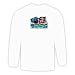Long Sleeve T-shirt with water, "stars and stripes", American, flag, pool, splash