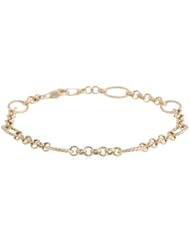 14k Yellow Gold Bracelet, 7.5"