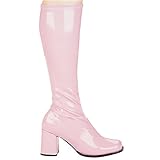 IMAGE OF 3 Inch Gogo Boots Women'S Size Shoe With Zipper (Pink;5)