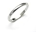 Jewelry : Platinum Diamond Wedding Ring, Ring Size 8 TW 0.08 Carat