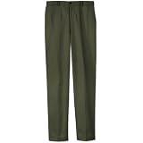 Comfort Zone Wrinkle-free Flat-front Twill Pants w/ Stain-Fighter