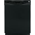 GE Black Full Console 24 Inch Dishwasher GLD5900NBB