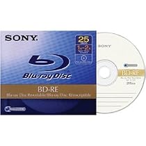 25GB Rewritable Single Bluray Disc