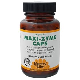 Country Life - Maxi-Zyme Caps, 60 capsules